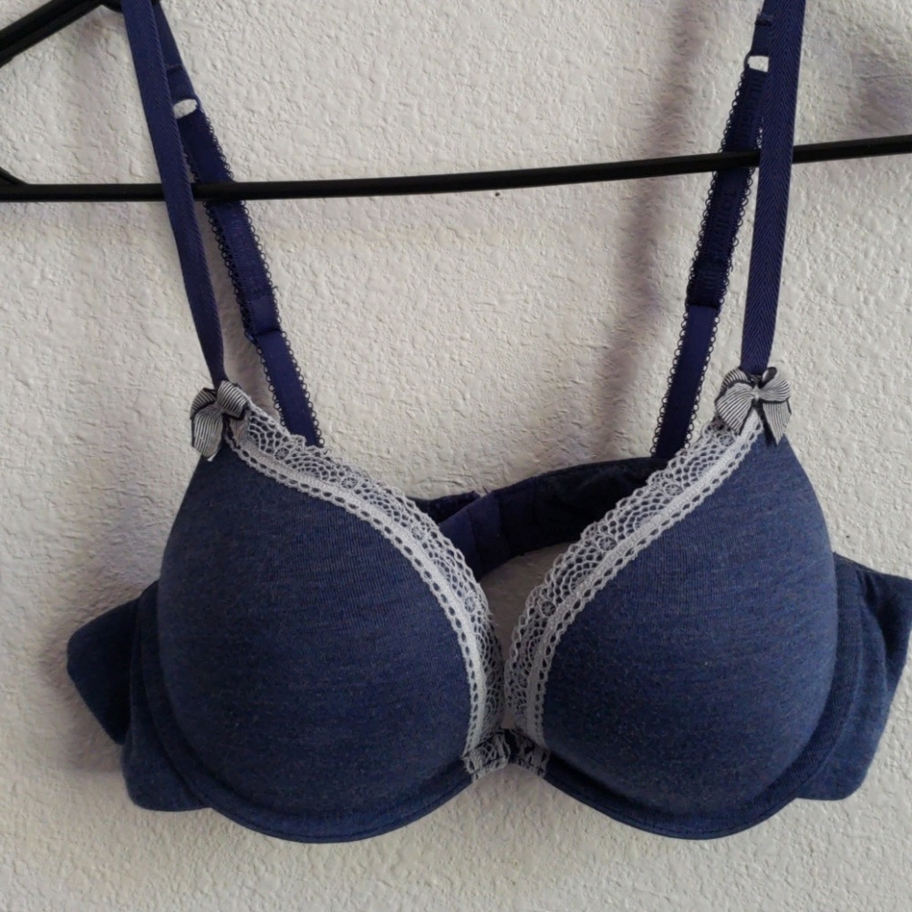 Blue bra